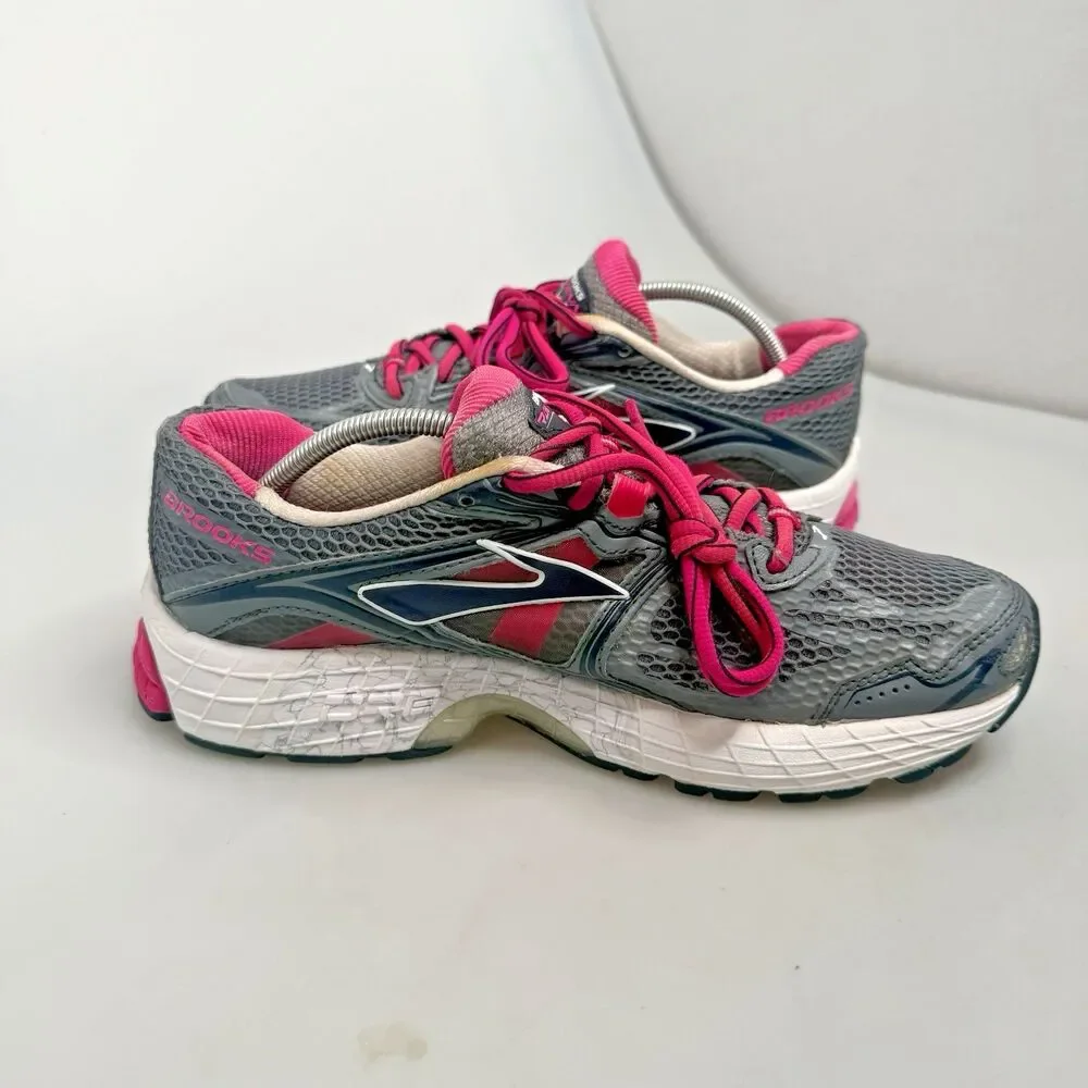 Brooks Ravenna 5 Womens US Size 9 M / EU 40.5 Running Shoes Gray Pink Sneakers